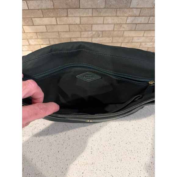 Fossil Preston green Flap Leather Crossbody Purse - Picture 4 of 4